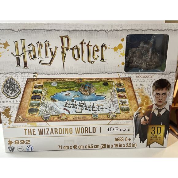 HARRY‎ POTTER THE WIZARDING WORLD 4D PUZZLE New Sealed - Picture 1 of 1
